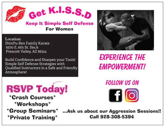 Get K.I.S.S.D. - Women's Self-Defense Program Info